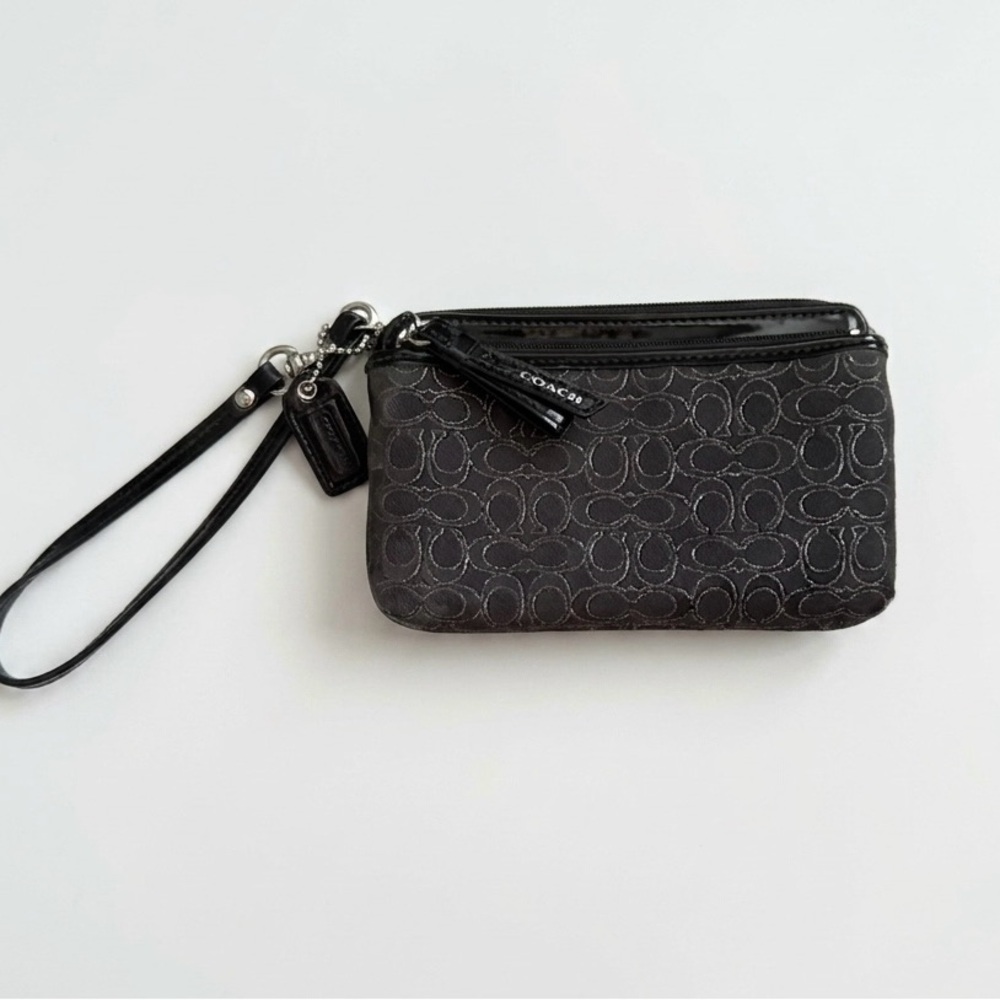 Coach Double Pouch Small Wristlet